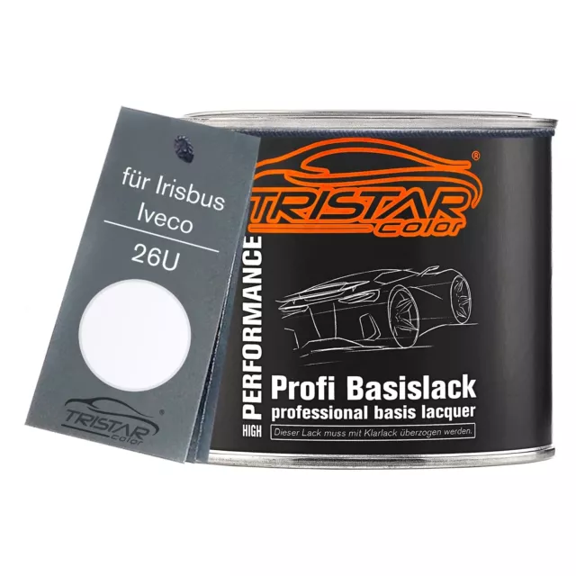 Autolack Dose spritzfertig für Irisbus Iveco 26U Superior White Basislack 0,5L