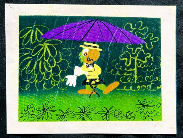 MARY BLAIR Storyboard MELODY TIME Blame It On The Samba José Carioca PHOTOCOPY