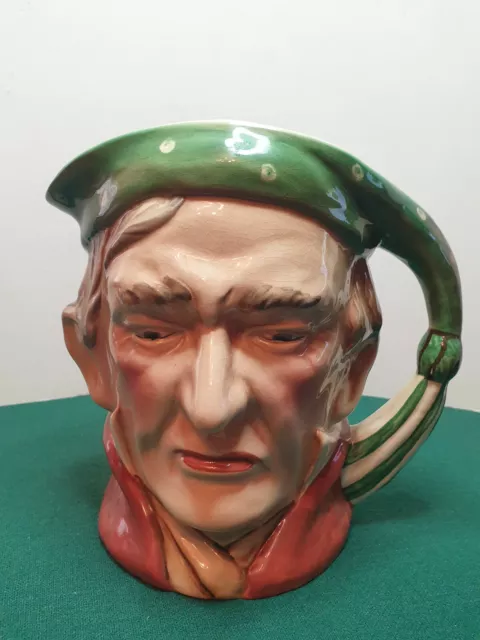 a large vintage beswick ware scrooge charles dickens character toby jug.