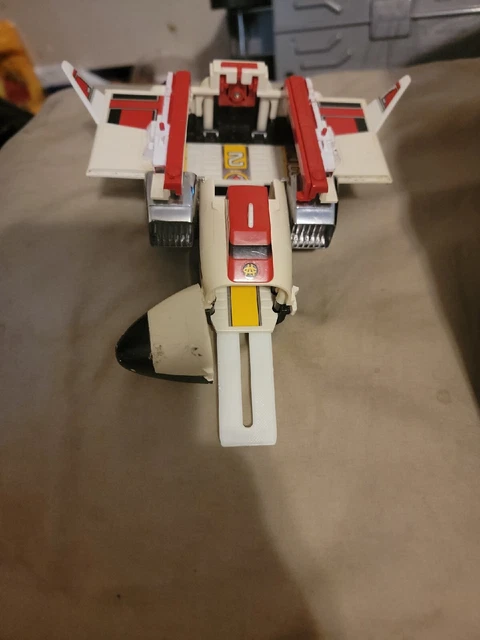 BANDAI Dengeki Sentai Changeman Big Scale SHUTTLE BASE 1985 USED JAPAN