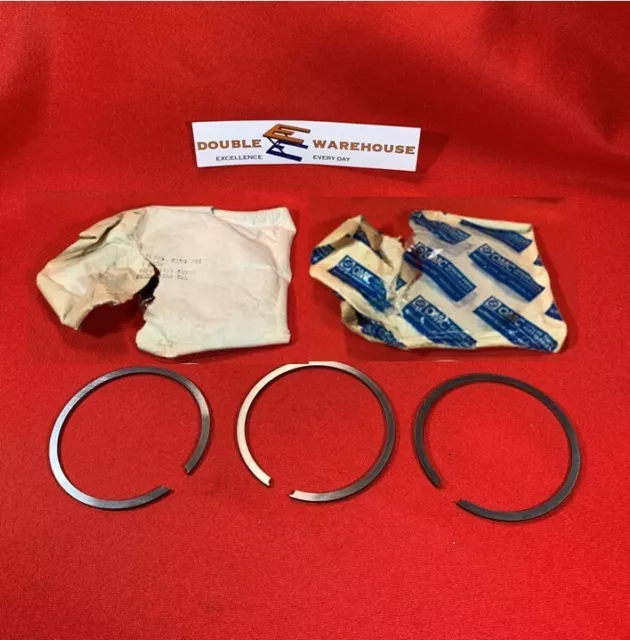 NOS OEM OMC 381496 Piston Ring Set LOT OF THREE (3) Evinrude Johnson