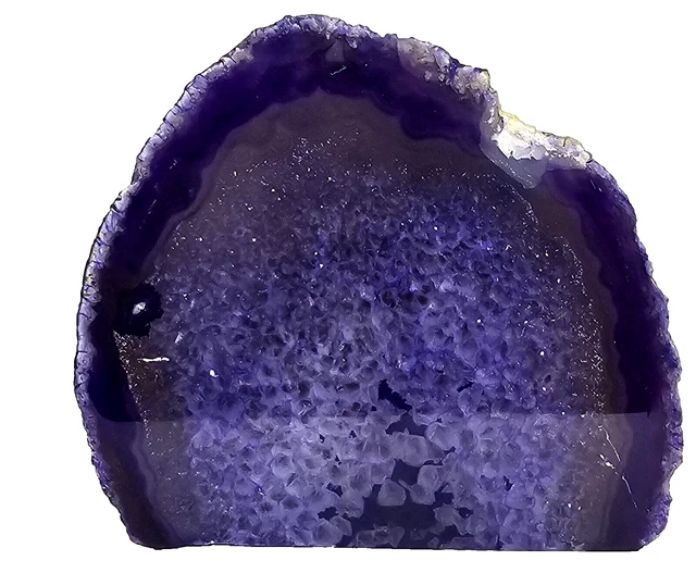 Achatgeode Amethyst  Druse Kristall Edelstein Achat Geode Bergkristall Quarz