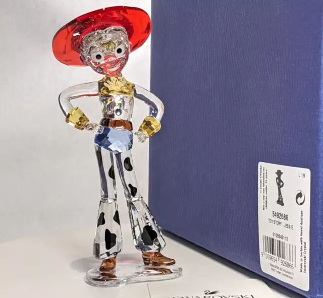 Swarovski Toy Story JESSIE Color Crystal Figurine 5492686 *Genuine* Mint in Box!