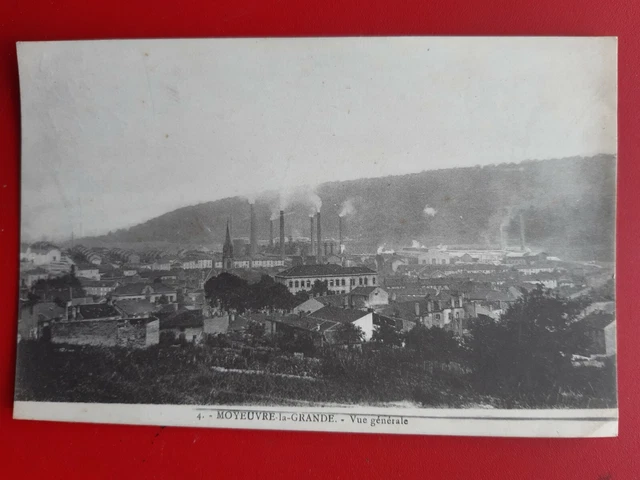 cpa 57 MOYEUVRE-la-GRANDE....Vue générale ...les usines