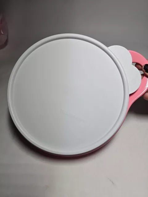 1 New Tupperware Thatsa Bowl Mini 6 Cup Mixing Bowl Soft Candy Pink & White 3