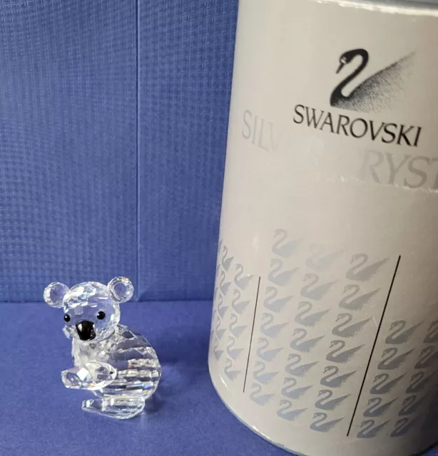 Swarovski Kristalltiere/Koala Mutter/Neuwertig, Selten, Ausverkauft, Verpackt (4)