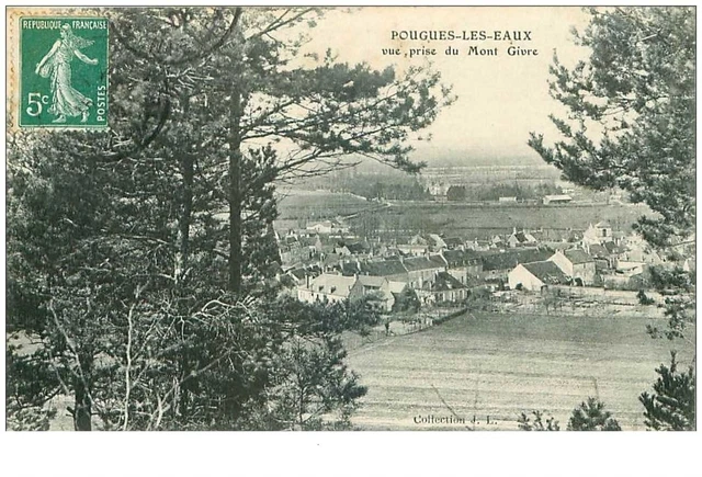 58.POUGUES LES EAU.n°22752.VIEW TAKEN FROM MONT FROST