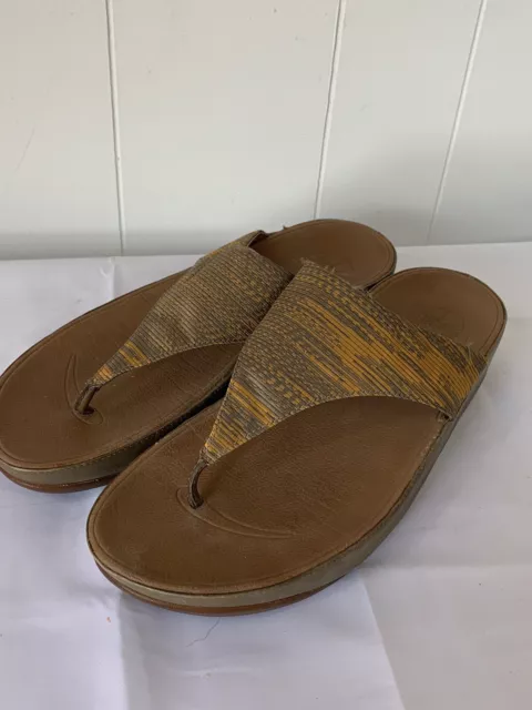 FitFlop Womens Size 9 Jambu Iceland Thongs Flip Flops Sandals
