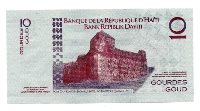 Haiti 10 gourdes 2004 unc-  | 583