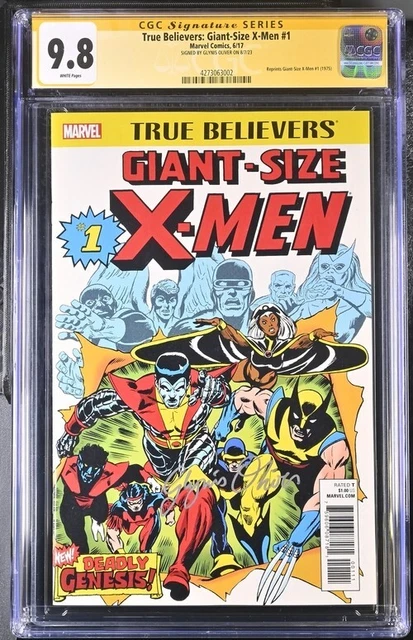 True Believers: Giant-Size X-Men #1 1st Appearance of New X-Men CGC SS 9.8
