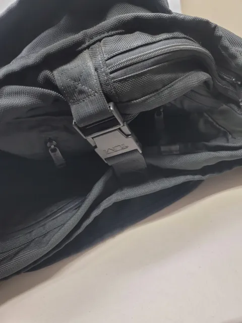 TUMI Alpha Ballistic Black Nylon Luggage Carry On Garment  Travel Business Bag 6