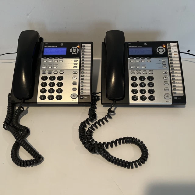 2 AT&T 1070  4 Line  Business Intercom Paging Call Transfer Phone 