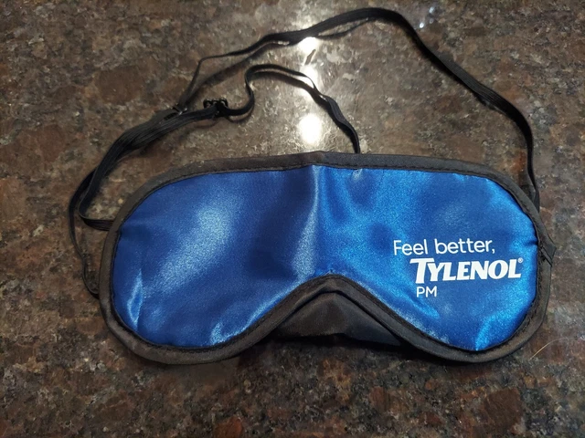 Feel Better Tylenol Pm Travel Eye Cover Sleep  Mask
