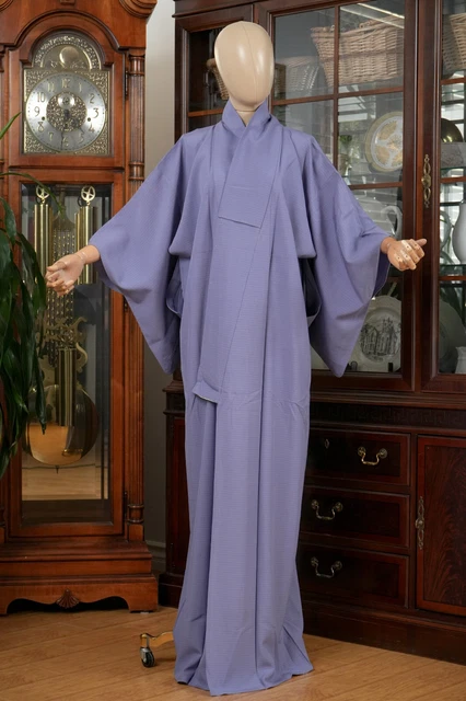 Dear Vanilla Japanese Silk Iromuji Kimono Women's Authentic Japan Vintage Mint