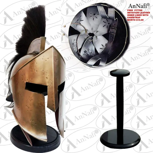 300 Movie Spartan King Leonidas Medieval Helmet Greek Roman warrier Costume Gift
