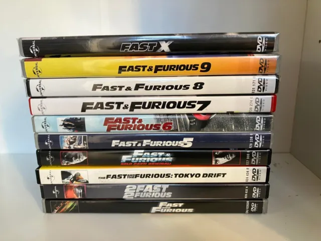 Saga Fast & Furious COMPLETA (10 DVD) ITALIANO