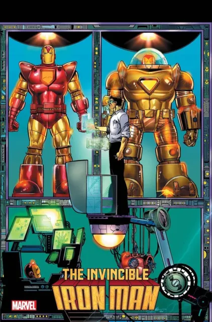 Invincible Iron Man 4 Connecting Variant Nm Bob Layton 2023
