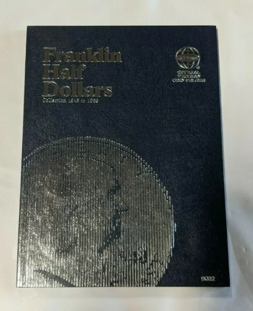 Franklin Half Dollars 50c Album Coin Folder Whitman Silver 1948-1963 NEW 9032