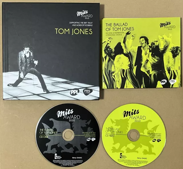 MITS Awards Tom Jones Promo 2x CD + Buch Elvis Aretha James Brown Stevie Wonder