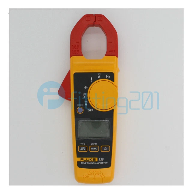 one Fluke 325 True-RMS Clamp Meter 40.00 A 400.0 A with Soft carrying case New