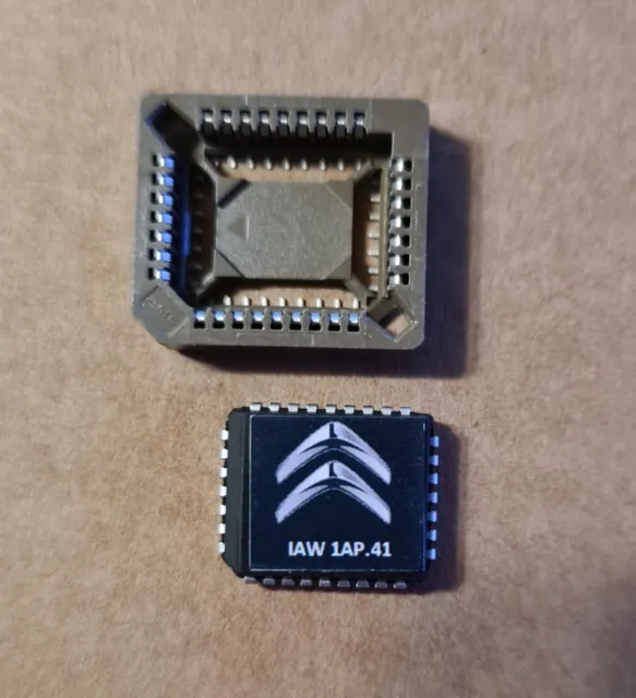 Eprom chip + holder Saxo VTS 1.6 16V and Peugeot 106 1.6 S16 Eprom IAW 1AP.41 3