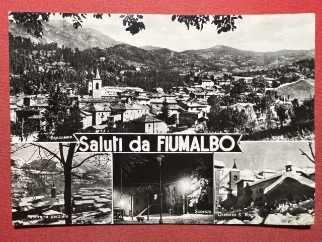 Cartolina - Saluti da Fiumalbo ( Modena ) - Vedute diverse - 1961