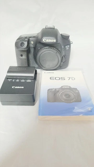 *Near Mint*Canon EOS 7D 18.0 MP Digital SLR Camera - Black (Body Only)