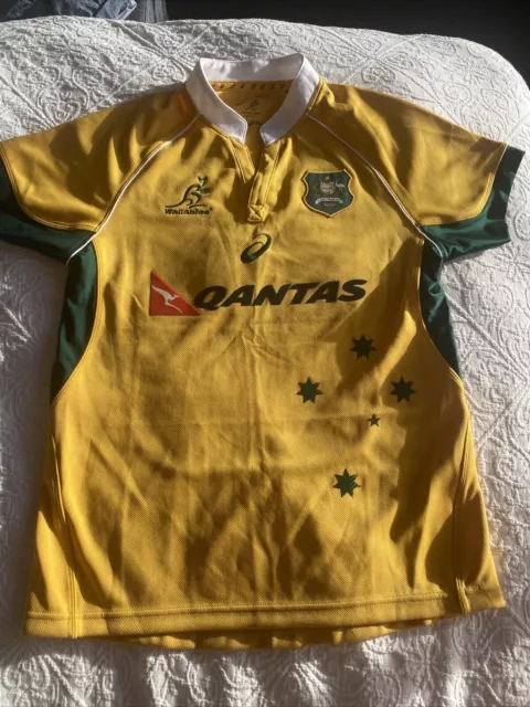 Australia Rugby Wallabies Rugby Union Short Sleeve Top Size 12 Women’s Qantas