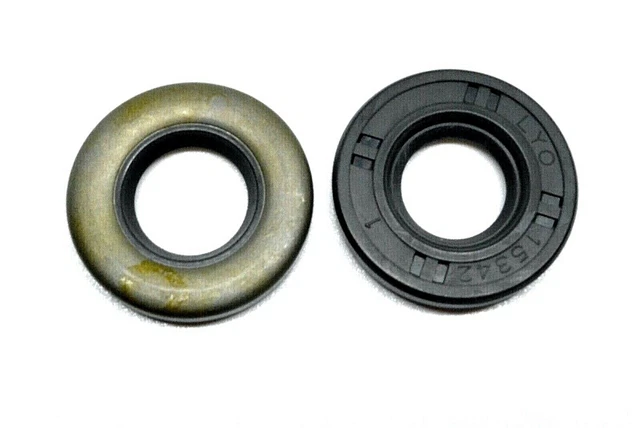 Joint Spi / Bague à Lèvre Double NBR 32x45x10 - Nitrile, Température -30°C à +70°C - Pour Arbre Tournant Avec Ressort Acier