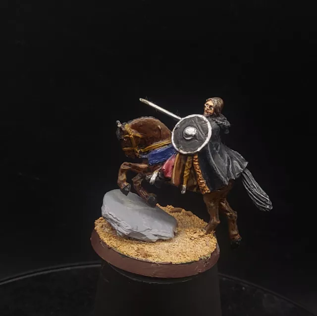 Painted Warhammer Lotr Boromir mounted METAL GAMES WORKSHOP