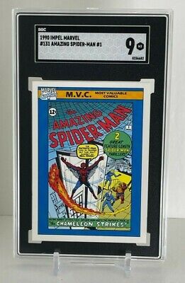 1990 Impel Marvel Universe Series I: The  Amazing Spider-Man #1  9 MINT