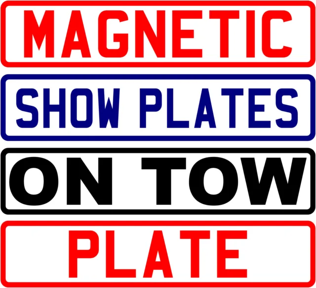 Magnetic Motor Trade Show Room Plate Sign Advertising Reg Vehicle
