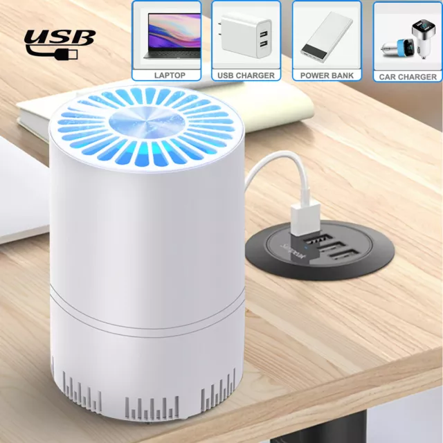 Air Purifier with HEPA & Active Carbon Filter Home Air Cleaner Noise Reduction