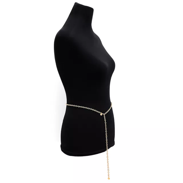 Fashion Women Lady Waist Chain Belt Metal Gold Silver Color Waistband Chain Belt