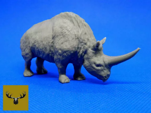 Giant Ice Age Rhino-Elasmotherium 1/48 scale resin model! Very Detailed! 3