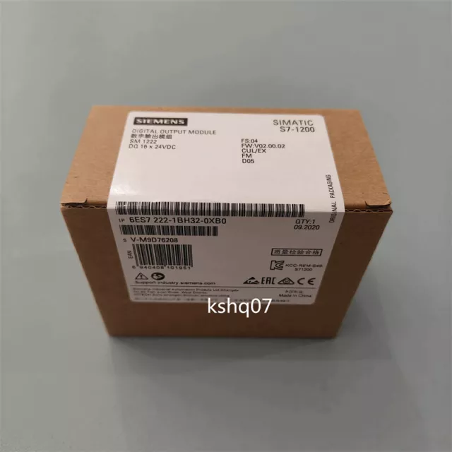 New Siemens 6ES7222-1BH32-0XB0 S71200 Digital output SM 1222 6ES7 222-1BH32-0XB0