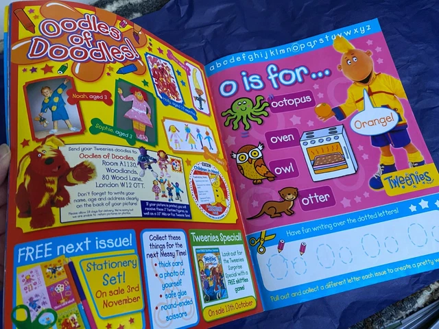 TWEENIES MAGAZINE NO. 85 20th Oct-2 Nov Issue BBC CBEEBIES £13.99 ...