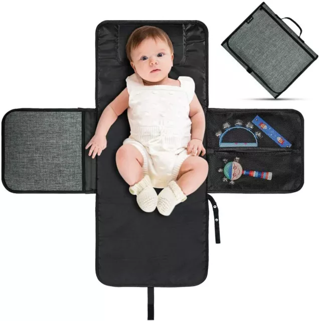 Waterproof Portable Baby Diaper Changing Mat Pad Travel Home Change Washable 2