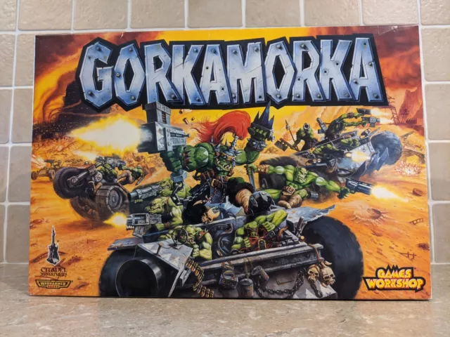 Warhammer 40k GORKAMORKA 1997 OOP BOX ONLY! / INCOMPLETE - RARE