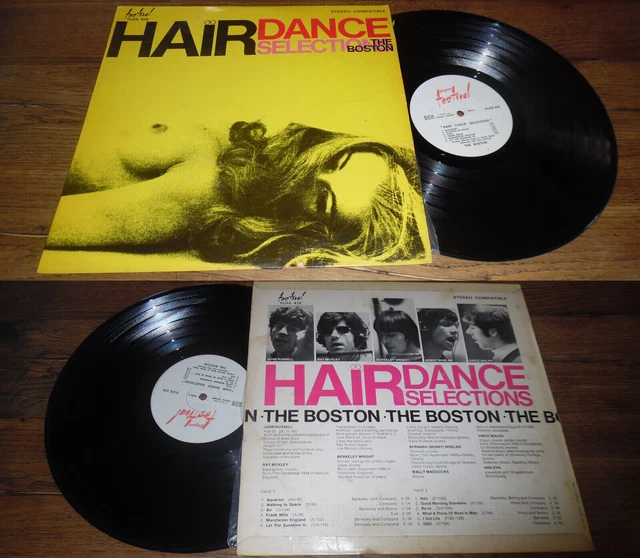 THE BOSTON - Hair Dance Selection LP ORG French Press Festival Sexy Cover