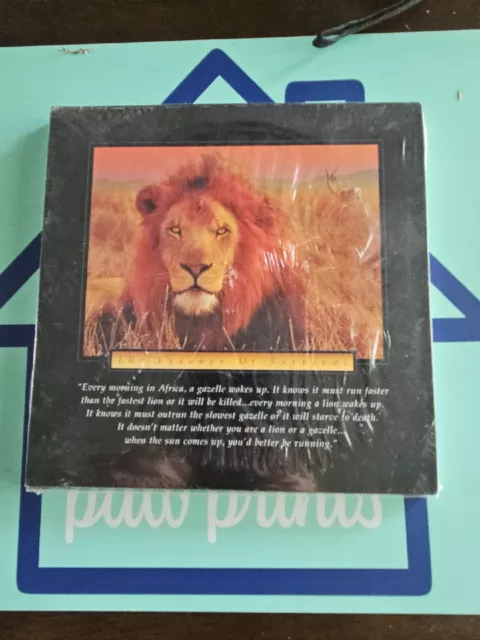Successories Cards The Essence Of Survival Lion And Gazelle 12 Pk Still Wrapped
