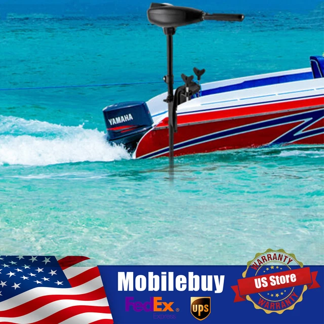 1.6HP Outboard Motor Brush Engine Electric Trolling Motor Inflatable Boat Kayak