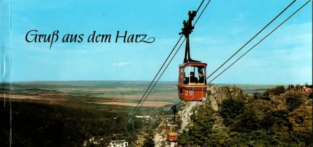 Postkartenbuch "Gruß aus dem Harz", 6 Karten, farbig und s/w 