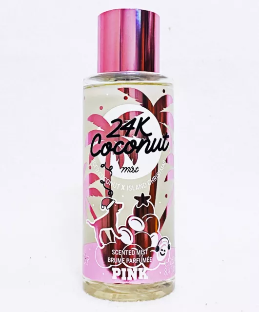 1 VICTORIA S SECRET Pink 24K COCONUT Mist Body Spray Perfume 8.4