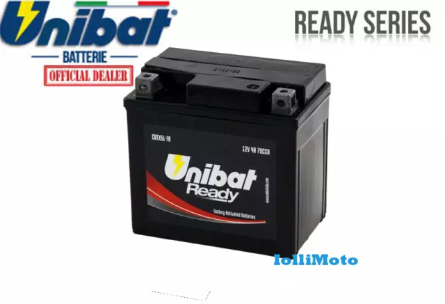 Batteria Unibat Gel Attiva- Cbtx5L=Ytx5L-Bs 12V 4A Honda Crf 230 250 450 X- Xr