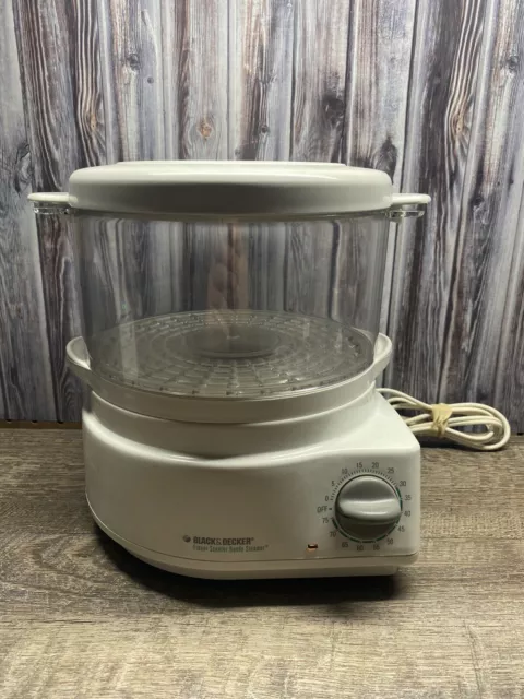 Black and Decker HS800 Handy Steamer Plus Food Steamer and Rice Cooker