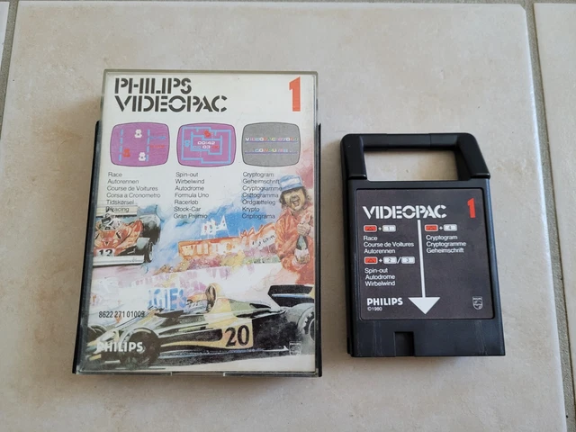 Jeu Vidéo Philips Videopac N°1 (hockey) - Rétro, Console Videopac, Très Bon état