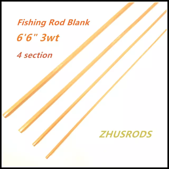 ON SALE) BAMBOO Fly Rod Blank 6'0~8'0 / 2 Sections 1-Tip / Quality  Product $37.00 - PicClick