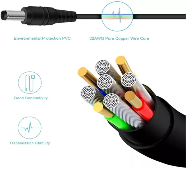 UK AC/DC 12V 1A 1000mA 100-240V AC 50/60Hz NETZTEIL ADAPTER LADEGERÄT NETZ 3