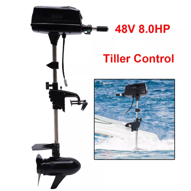 48V Electric Outboard Trolling Motor Brushless Motor 2200W Fishing Boat Engine